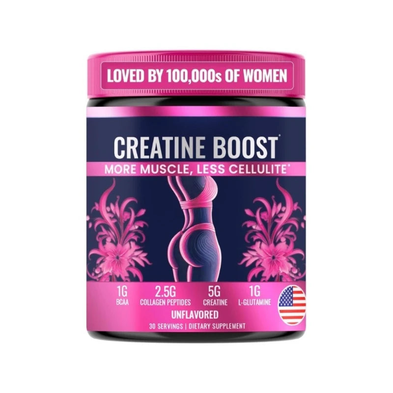 Creatine for Women Booty Builder Supplement – Build Strength, Support Skin Glow & Hair Heath, Recover Faster | 30 Servings (292.5g)