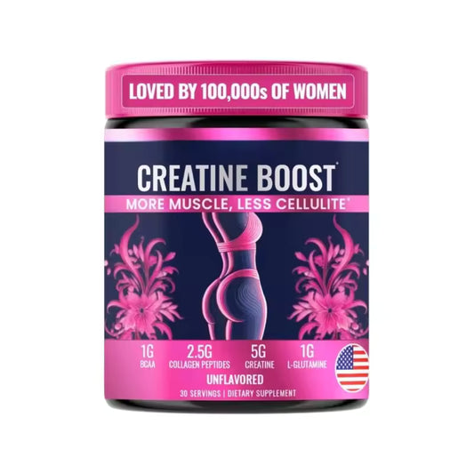 Creatine for Women Booty Builder Supplement – Build Strength, Support Skin Glow & Hair Heath, Recover Faster | 30 Servings (292.5g)